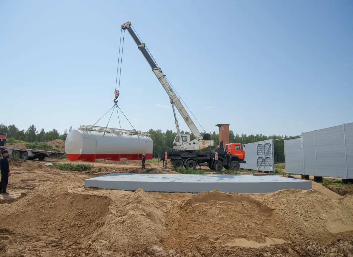 Обслуживание насосных агрегатов в топливозаправочных модулях